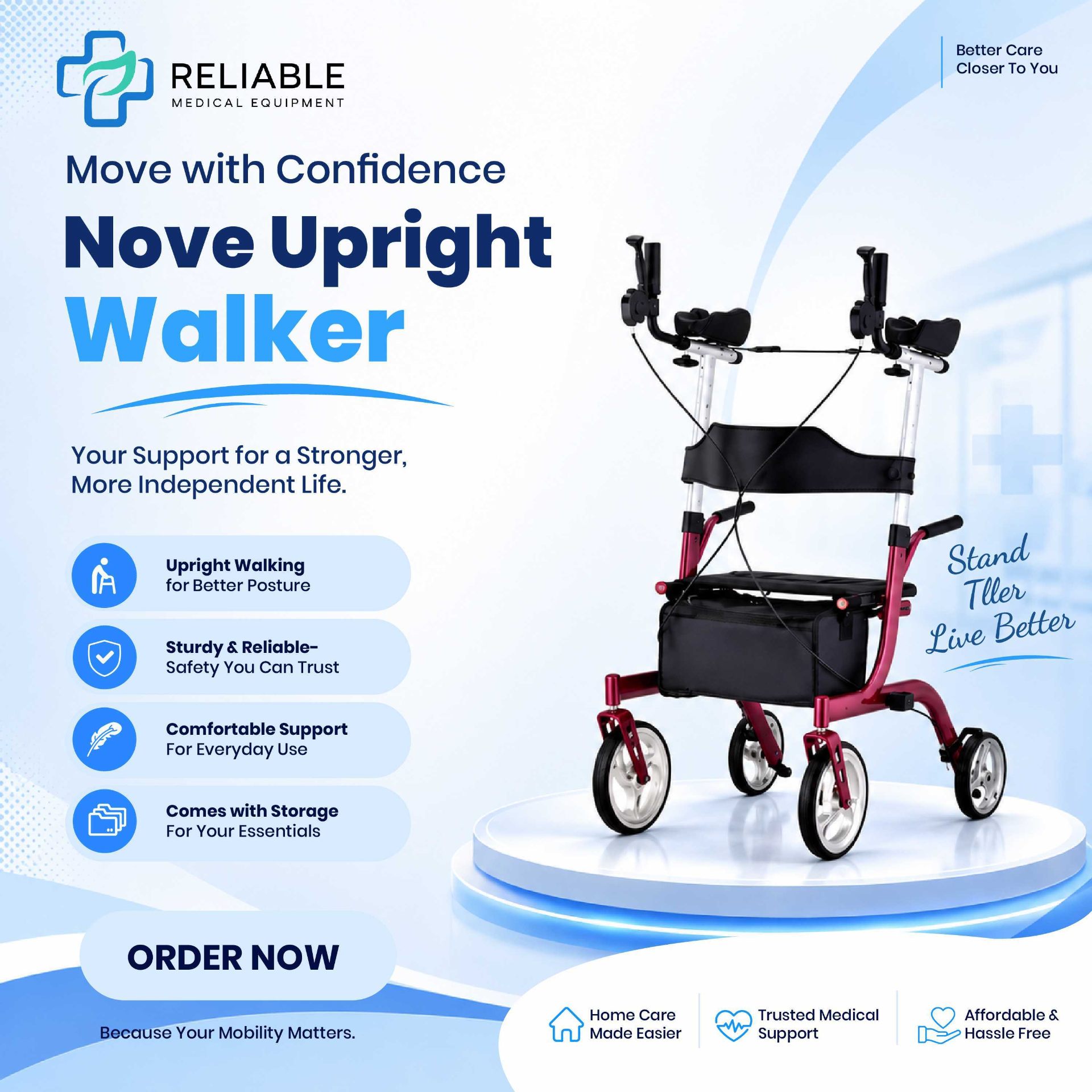 Nove Upright Walker